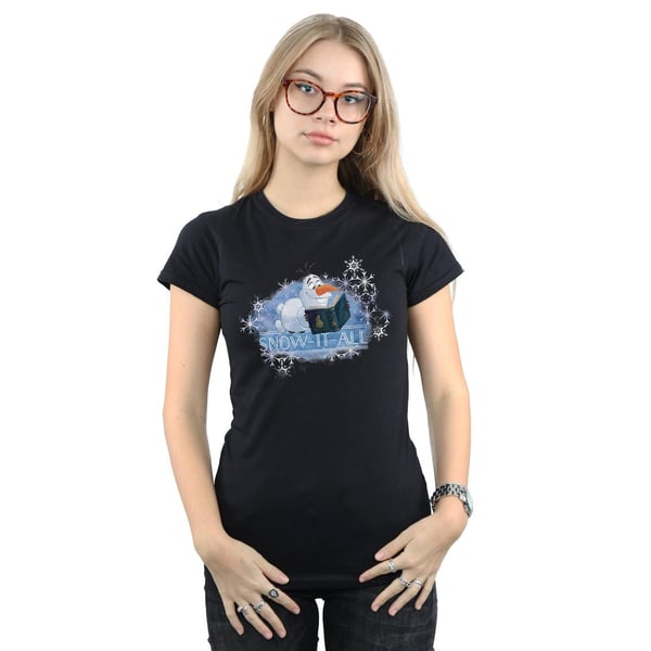 Disney Womens/Ladies Frozen 2 Olaf Snow It All Cotton T-Shirt