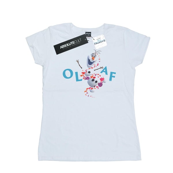 Disney Dam/Dam Frozen 2 Olof Löv Hopp Bomulls T-shirt
