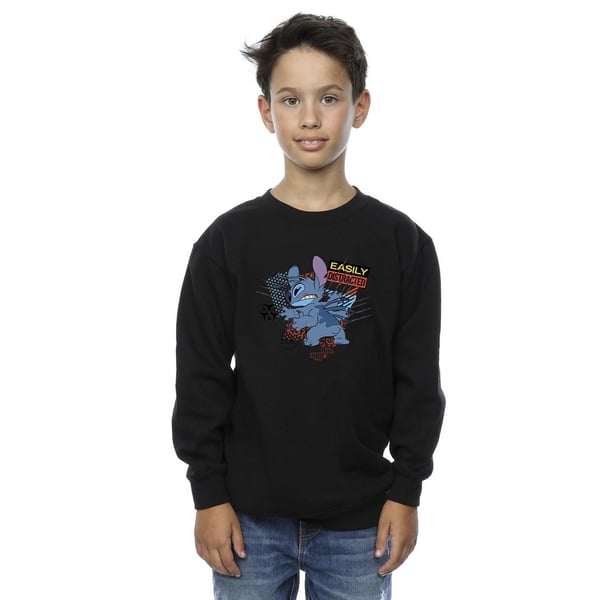 Disney Boys Lilo And Stitch Easily Distracted Sweatshirt