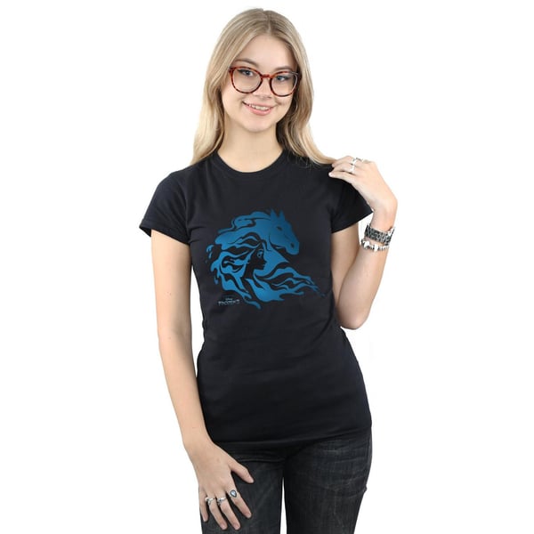 Disney Womens/Ladies Frozen 2 Nokk Silhouette Cotton T-Shirt