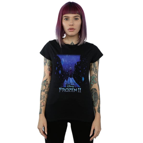 Disney Womens/Ladies Frozen 2 Elsa Diamond Elements Cotton T-Shirt
