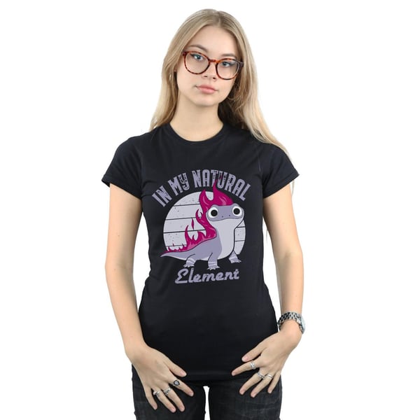 Disney Womens/Ladies Frozen 2 Salamander Bruni Element Cotton T-Shirt