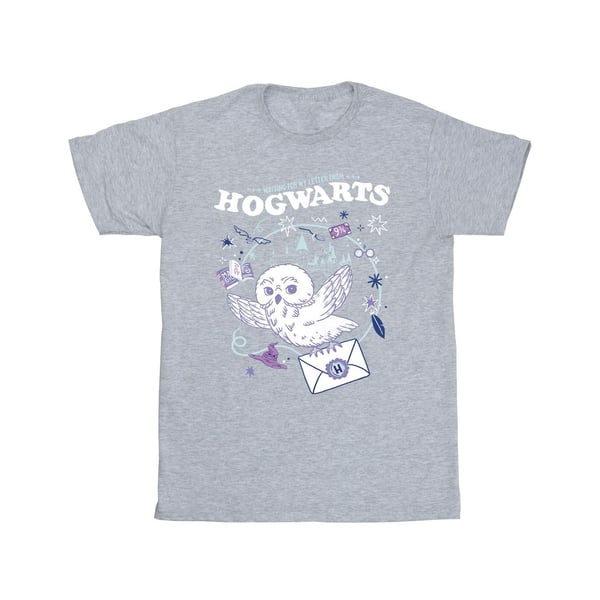 Harry Potter Girls Owl Letter From Hogwarts Cotton T-Shirt