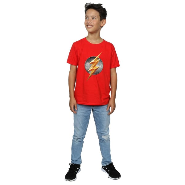 DC Comics Boys Justice League Movie Flash Emblem T-Shirt
