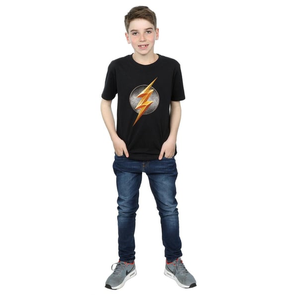 DC Comics Boys Justice League Movie Flash Emblem T-Shirt