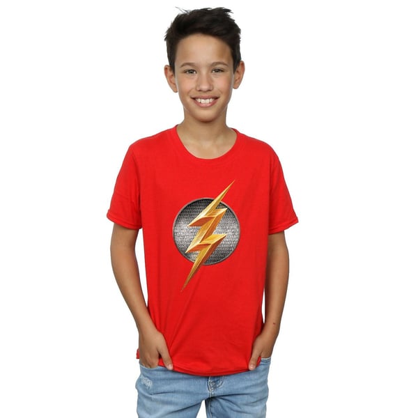 DC Comics Boys Justice League Movie Flash Emblem T-Shirt