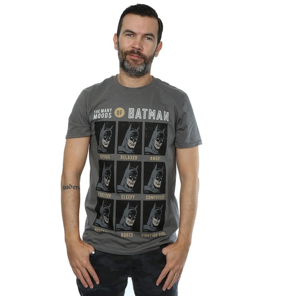 DC Comics Mens The Many Moods Of Batman T-Shirt
