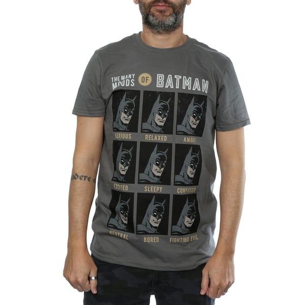 DC Comics Mens The Many Moods Of Batman T-Shirt