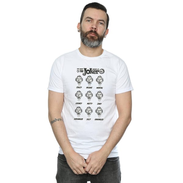 DC Comics Mens The Joker The Many Moods Of The Joker T-Shirt