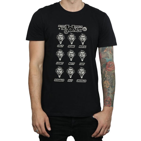 DC Comics Mens The Joker The Many Moods Of The Joker T-Shirt