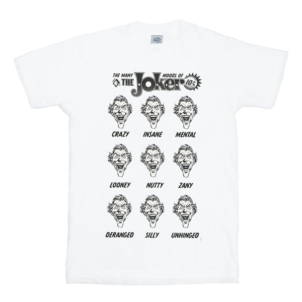 DC Comics Mens The Joker The Many Moods Of The Joker T-Shirt