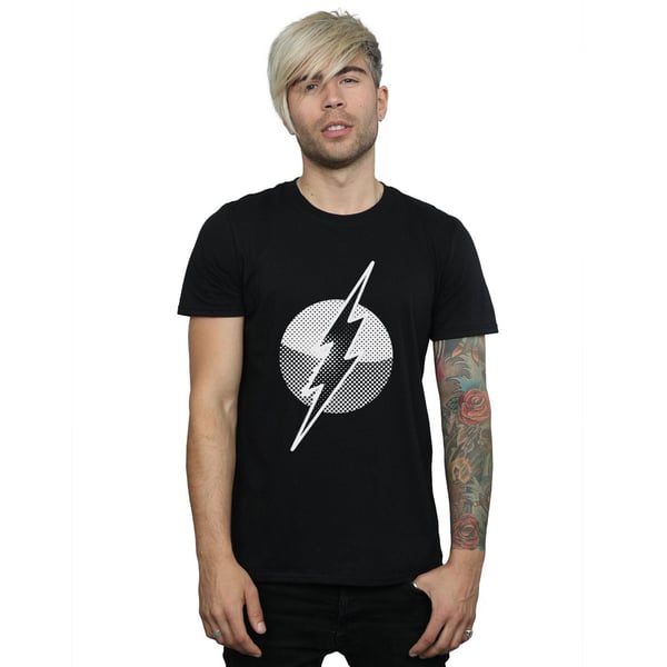 DC Comics Mens Flash Spot Logo T-Shirt