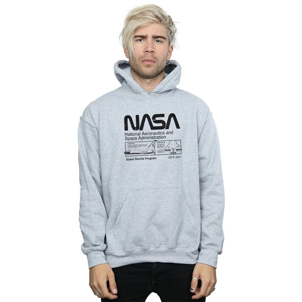 NASA Mens Space Shuttle Hoodie