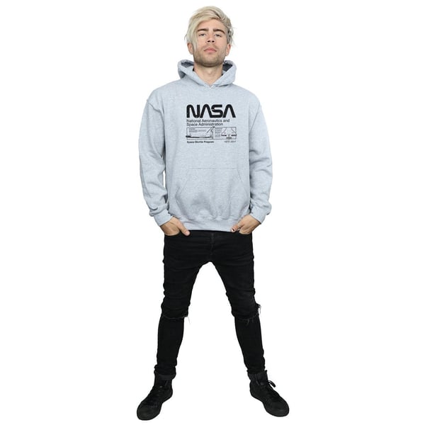 NASA Mens Space Shuttle Hoodie