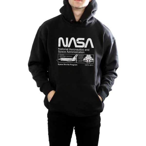 NASA Mens Space Shuttle Hoodie