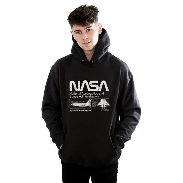 NASA Mens Space Shuttle Hoodie