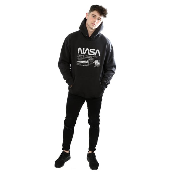 NASA Mens Space Shuttle Hoodie