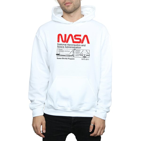 NASA Mens Space Shuttle Hoodie