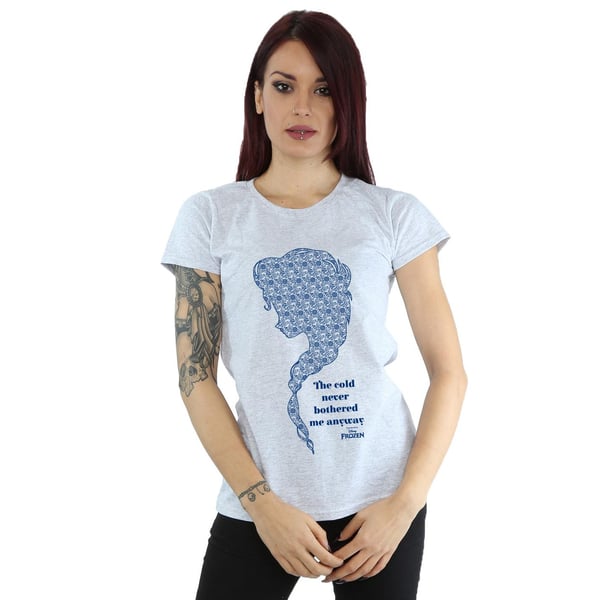 Disney Womens/Ladies Frozen Cold Cotton T-Shirt