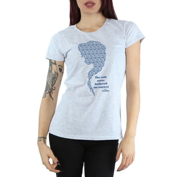 Disney Womens/Ladies Frozen Cold Cotton T-Shirt