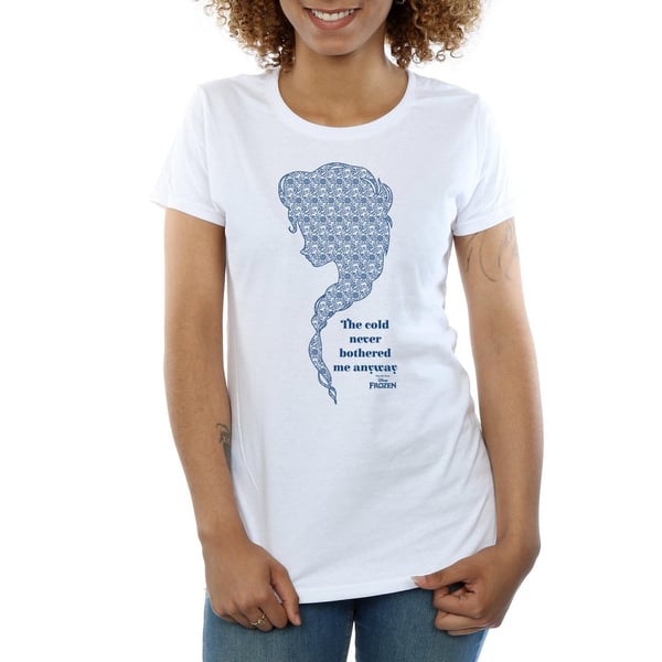 Disney Womens/Ladies Frozen Cold Cotton T-Shirt