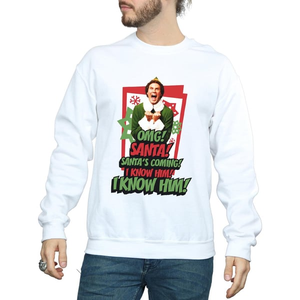 Elf Mens OMG Santa Sweatshirt