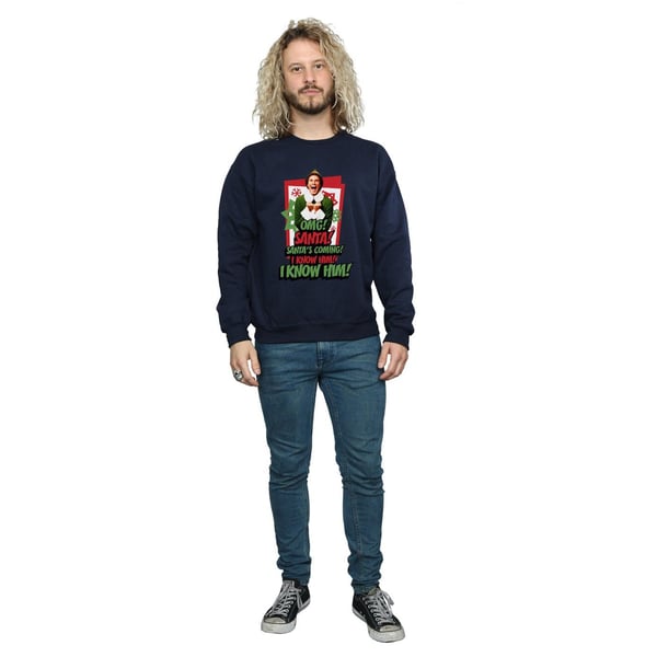 Elf Mens OMG Santa Sweatshirt