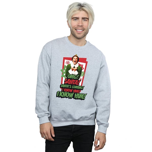 Elf Mens OMG Santa Sweatshirt