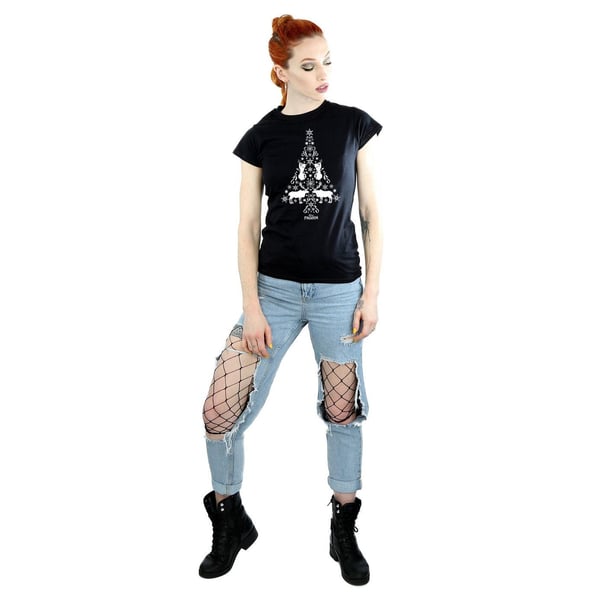 Disney Womens/Ladies Frozen Christmas Tree Cotton T-Shirt