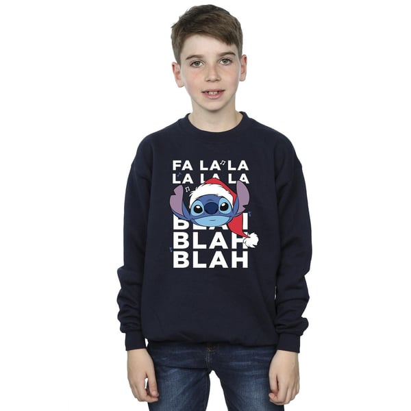Disney Boys Lilo And Stitch Christmas Blah Blah Blah Sweatshirt