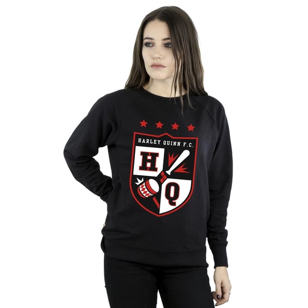 Justice League Womens/Ladies Harley Quinn FC Pocket Sweatshirt