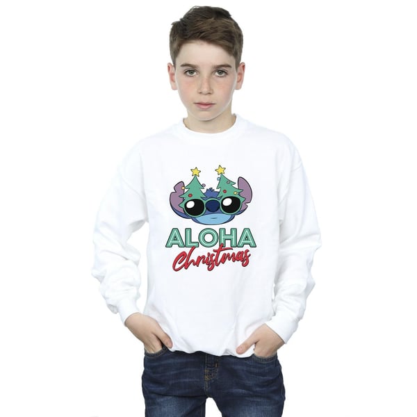 Disney Boys Lilo And Stitch Christmas Tree Shades Sweatshirt