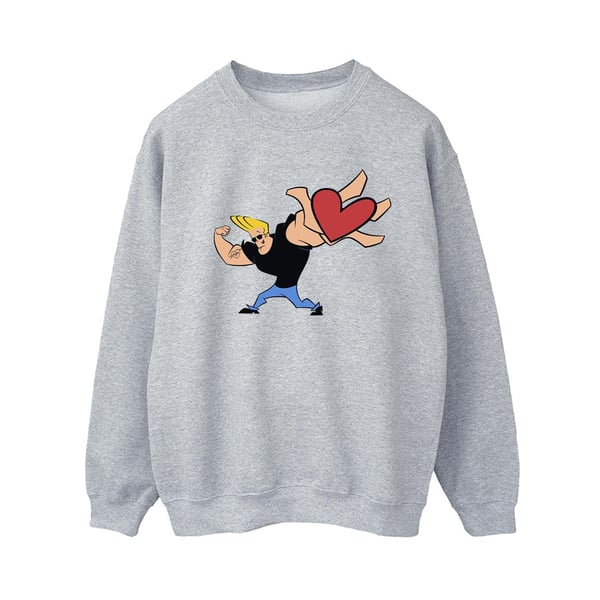 Johnny Bravo Womens/Ladies Heart Present Sweatshirt