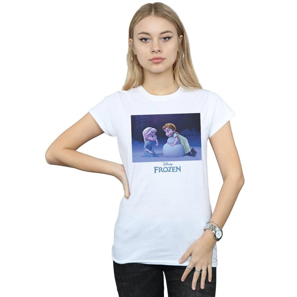 Disney Womens/Ladies Frozen Build A Snowman Cotton T-Shirt