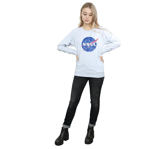 NASA Womens/Ladies Insignia Distressed Sweatshirt