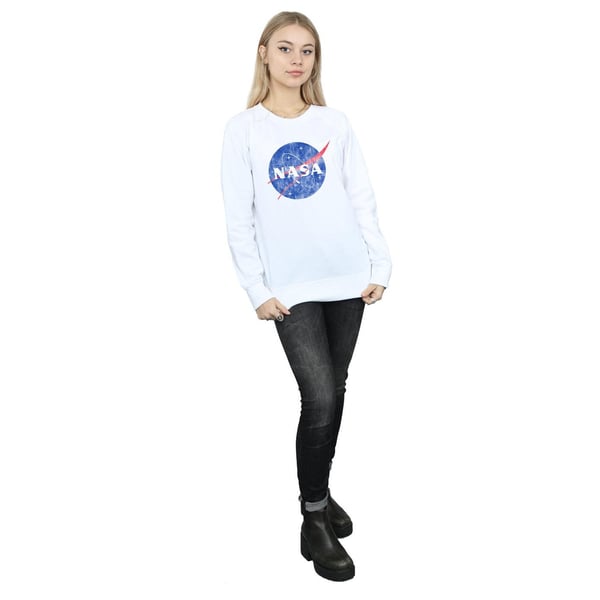 NASA Womens/Ladies Insignia Distressed Sweatshirt