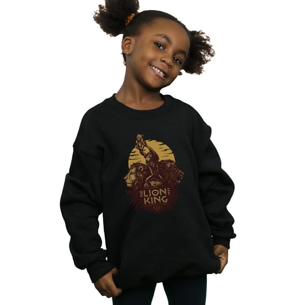 Disney Girls The Lion King Movie Sunrise Collage Sweatshirt