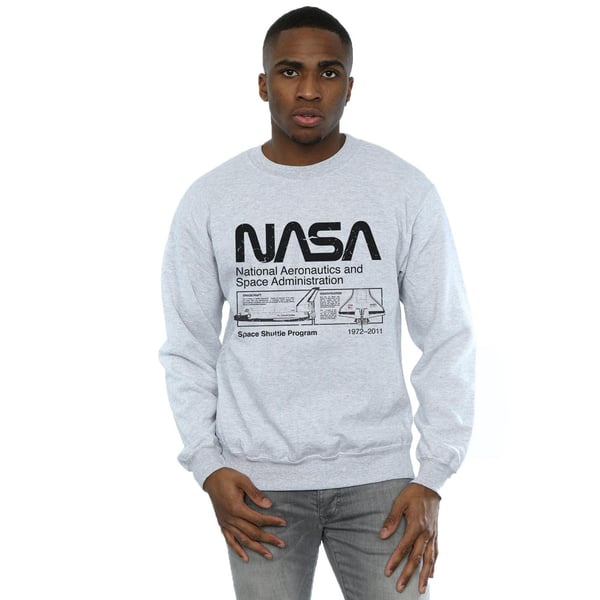 NASA Mens Space Shuttle Sweatshirt