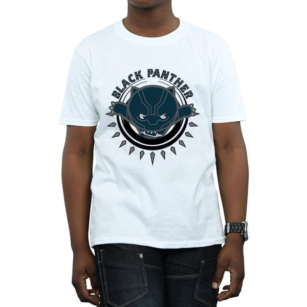 Marvel Boys Kawaii Black Panther Pounce T-Shirt