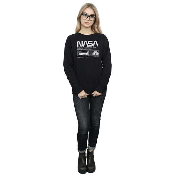NASA Womens/Ladies Space Shuttle Sweatshirt