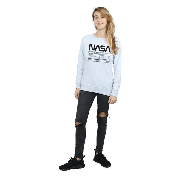 NASA Womens/Ladies Space Shuttle Sweatshirt