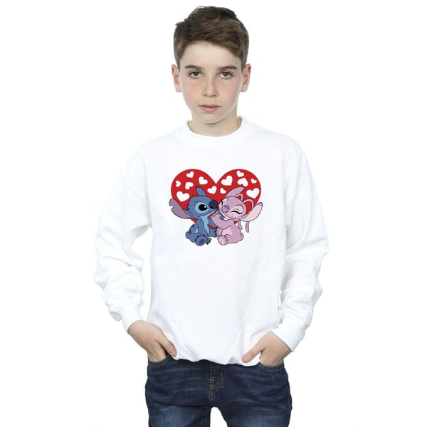 Disney Boys Lilo & Stitch Hearts Sweatshirt