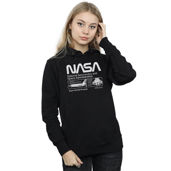 NASA Womens/Ladies Space Shuttle Hoodie