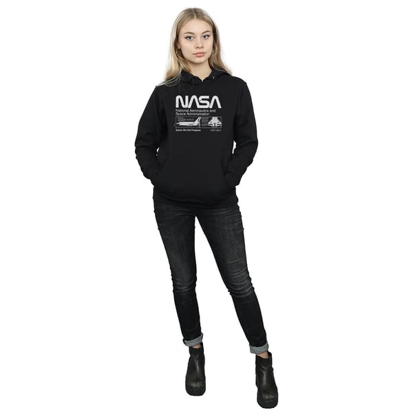 NASA Womens/Ladies Space Shuttle Hoodie