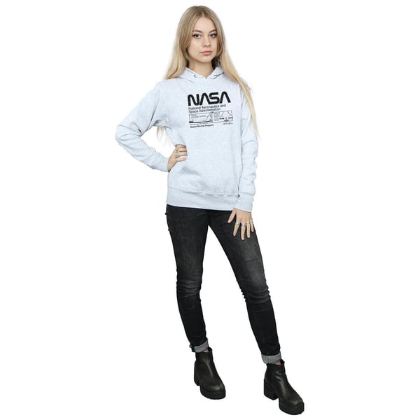 NASA Womens/Ladies Space Shuttle Hoodie