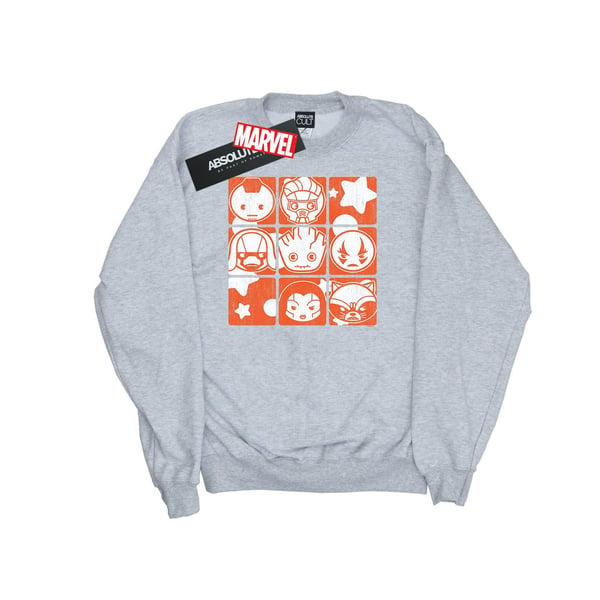 Marvel Womens/Ladies Kawaii Guardians Of The Galaxy Retro Sweatshirt