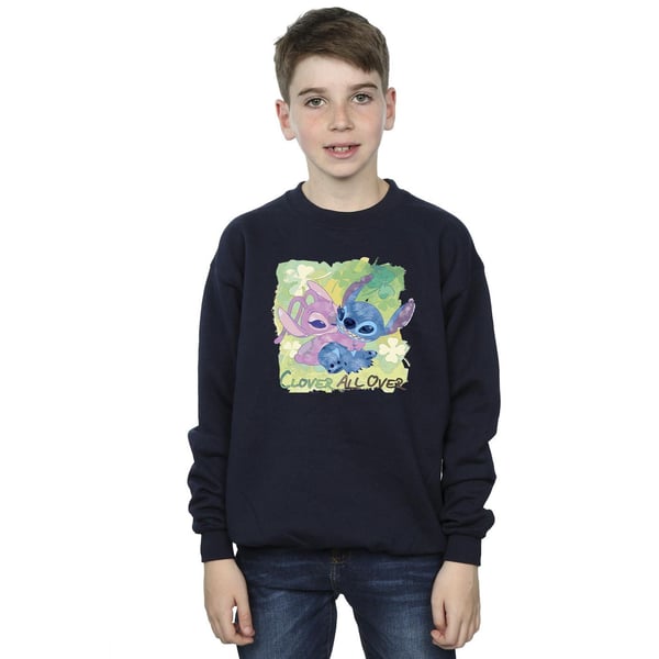 Disney Boys Lilo And Stitch St Patrick´s Day Clover Sweatshirt