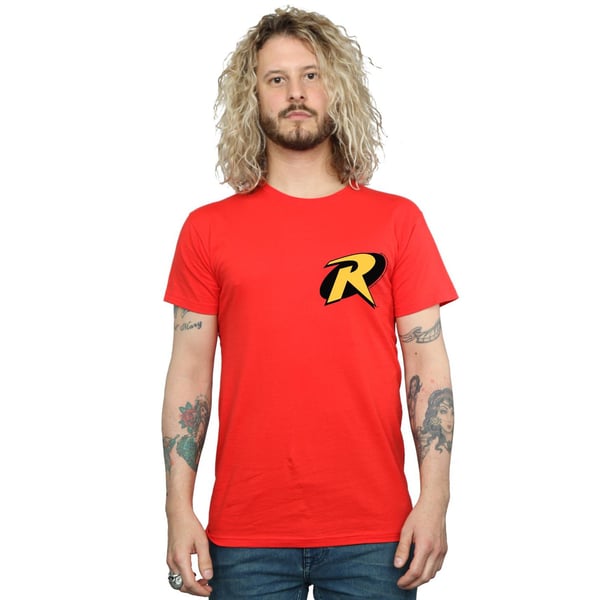 DC Comics Mens Batman Robin Logo T-Shirt