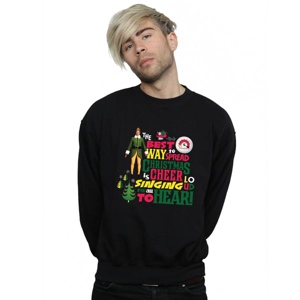 Elf Mens Christmas Cheer Sweatshirt