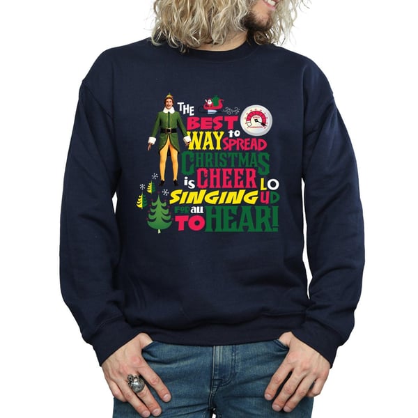 Elf Mens Christmas Cheer Sweatshirt